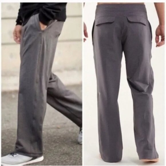 Lululemon Kung Fu Pant Men’s Large Grey M - Picture 1 of 11